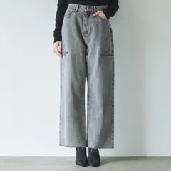 coca サイドジップデニム