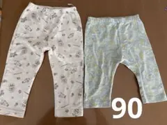 ベビーレギンス 90cm 2点セット　ユニクロ　アンパンマン