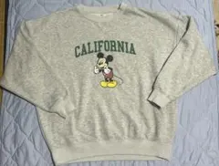 <GLR or>DISNEY ミッキーマウス / カレッジ プリント スウェット