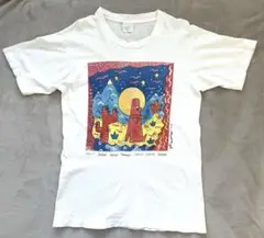 レア物　ヴィンテージ（vintage） 半袖Tシャツ　1988年製アニマルアート