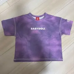 BABYDOLL パープル タイダイ Tシャツ 110cm
