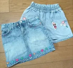 120cm GAPスカート　ショートパンツ　2着セットのサムネイル