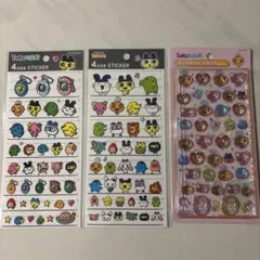 【正規品】たまごっち　4size STICKER 2種　めめっち　ボンボンドロッ