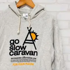 go slow caravan ロゴパーカー Ｍのサムネイル