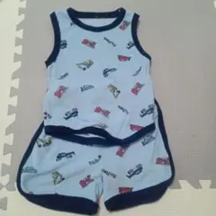 車プリント パジャマ 100cm