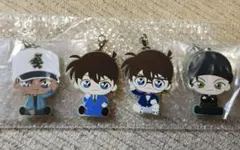 名探偵コナン 蓄光ラバーチャーム4個セット