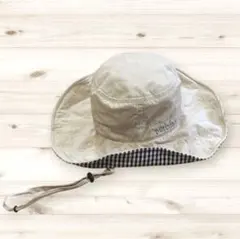 マーモット アウトドアハット サファリハット 日除け ギンガムチェック