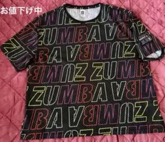 ZUMBA ズンバ Tシャツ ブラック ネオングリーン - メルカリ