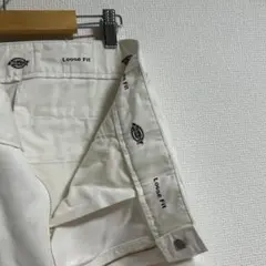Dickies ディッキーズ 36 ホワイト ルーズフィットパンツ