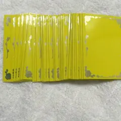 黄色 銀枠スリーブ 42枚
