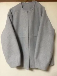 ノーカラーショートコート ノーカラージャケット