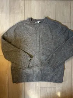 ZARA グレー クルーネックセーター 長袖