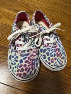 VANS カラフルヒョウ柄スニーカーSale中　再値下げ