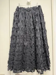 完売品】 美品 ANAYI アナイ リーフチュールレースフレアスカート