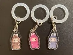 ラブブ目印キーホルダー3点セット