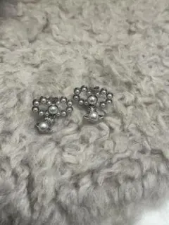 Vivienne Westwood パール　ピアス　リボン
