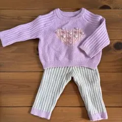 ニットロンパース トップス