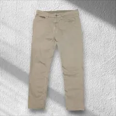 【ユニクロ】ウルトラストレッチスキニーフィットジーンズ ベージュ L