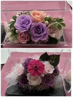 プリザーブドフラワーアレンジ♡.*・゜2点♬.*゜