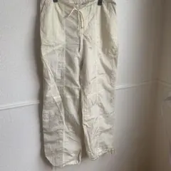 Wild Fable【Ｓ】カーゴパンツ クリーム色 ドローストリングウエスト