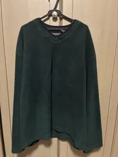 GAP スウェット XL ダークグリーン Vネック