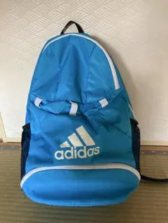 アディダス　サッカー　リュック　ボールバック　水色