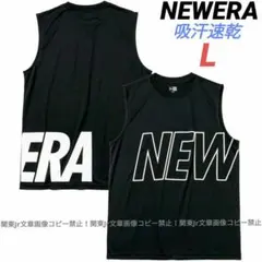 ニューエラ ZRロゴ タンクトップ 吸汗速乾 ドライ BK クール 新品L