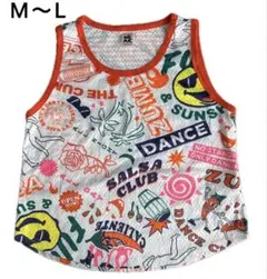 【正規品・美品】ZUMBA ズンバ　メッシュ　タンクトップ　M〜Lのサムネイル