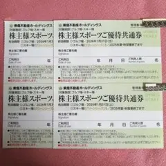 東急系列　割引券　株主優待（2名×4枚）