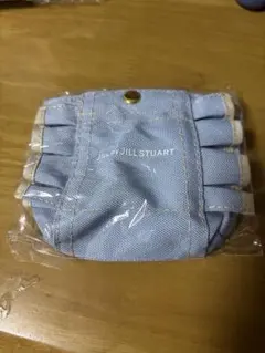 ジルスチュアート ガチャ ミニフリルトートバッグキーホルダー ブルー