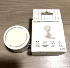 3COINS 真空吸着マグネットスタンド スマホスタンド