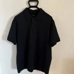 ユニクロ　ドライカノコポロシャツ　XXL 黒　ブラック