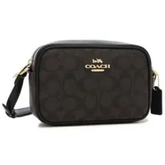 COACH コーチ ジェイミー シグネチャー PVCレザー ミニカメラバッグ