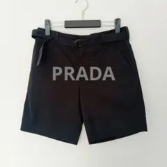 【美品】PRADA ベルト付きショートパンツ 46のサムネイル