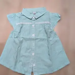 ストライプ 半袖シャツ 110