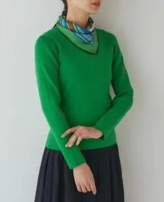 ■新品 human woman コンパクトリブニットトップス