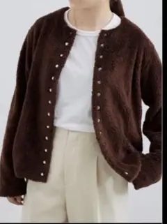 アニエスベー　アダムエロペ ボアジャケット