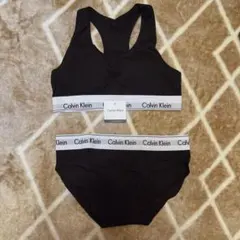 ♡新品 カルバンクライン レディース ブラ ショーツ 上下セット ブラック♡