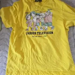 24HOUR TELEVISION イエロー Tシャツ