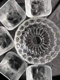 未使用新品！ ガラス製サラダボウル、小鉢 6点セット