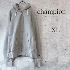Champion チャンピオン ジップパーカー グレー XL