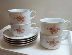 美品 ノリタケ 日本の食器 カップ＆ソーサー4客