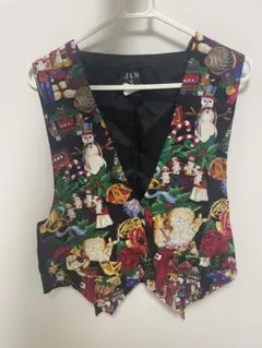 J.L.N. クリスマス柄 ベスト