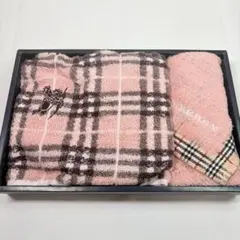 新品タグ付き○BURBERRYハーフケット希少ピンク140cmX100cm西川 - メルカリ