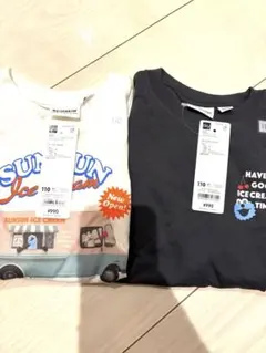 GU スンスン　110Tシャツ　２枚セットのサムネイル
