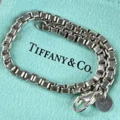 美品 Tiffany ティファニー ベネチアン ブレスレット シルバー 女子のサムネイル