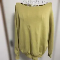 ニット セーター イエロー系