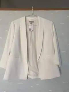 H&M ホワイト テーラードジャケット 42/44