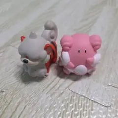 ポケモン　指人形　ハピナス　ガーディ(ヒスイのすがた)