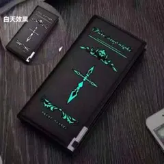 蛍光FATE令呪デザイン長財布　海外製新品